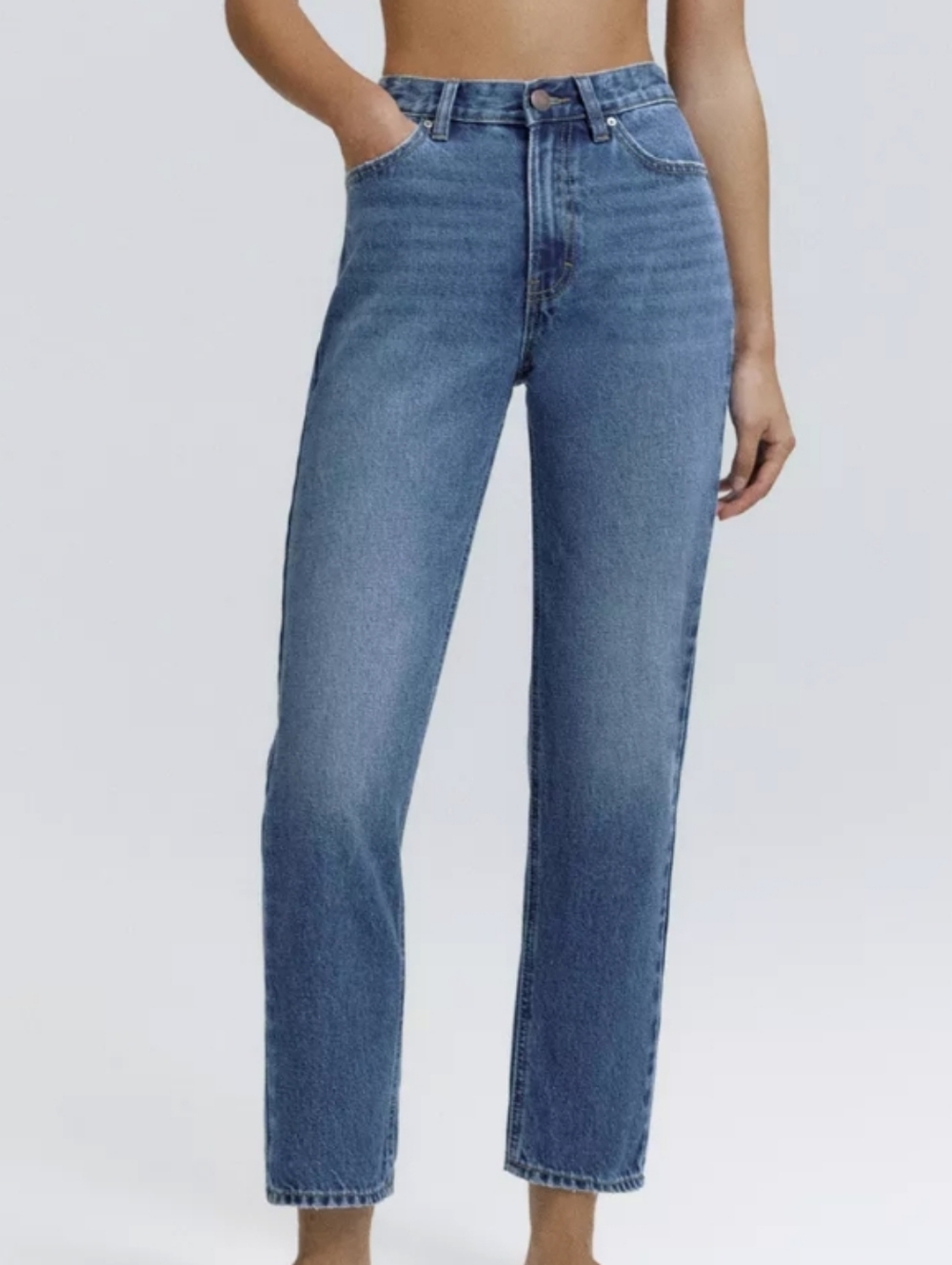 Pull & Bear High-Waist Women's Blue Jeans